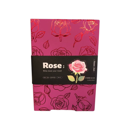 A5 Laser Pink Notebook