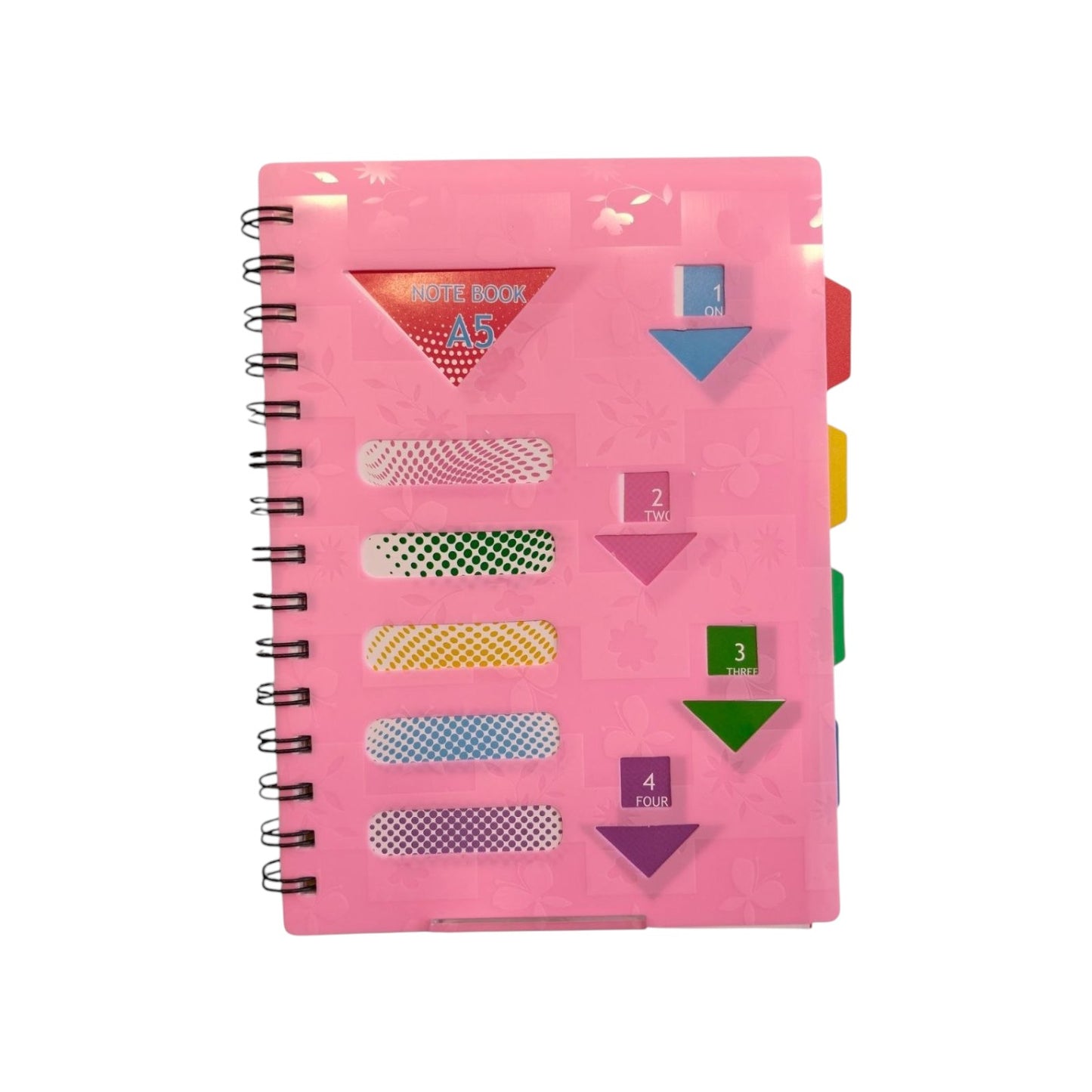 A5 Pastel-Colored Spiral Notebook
