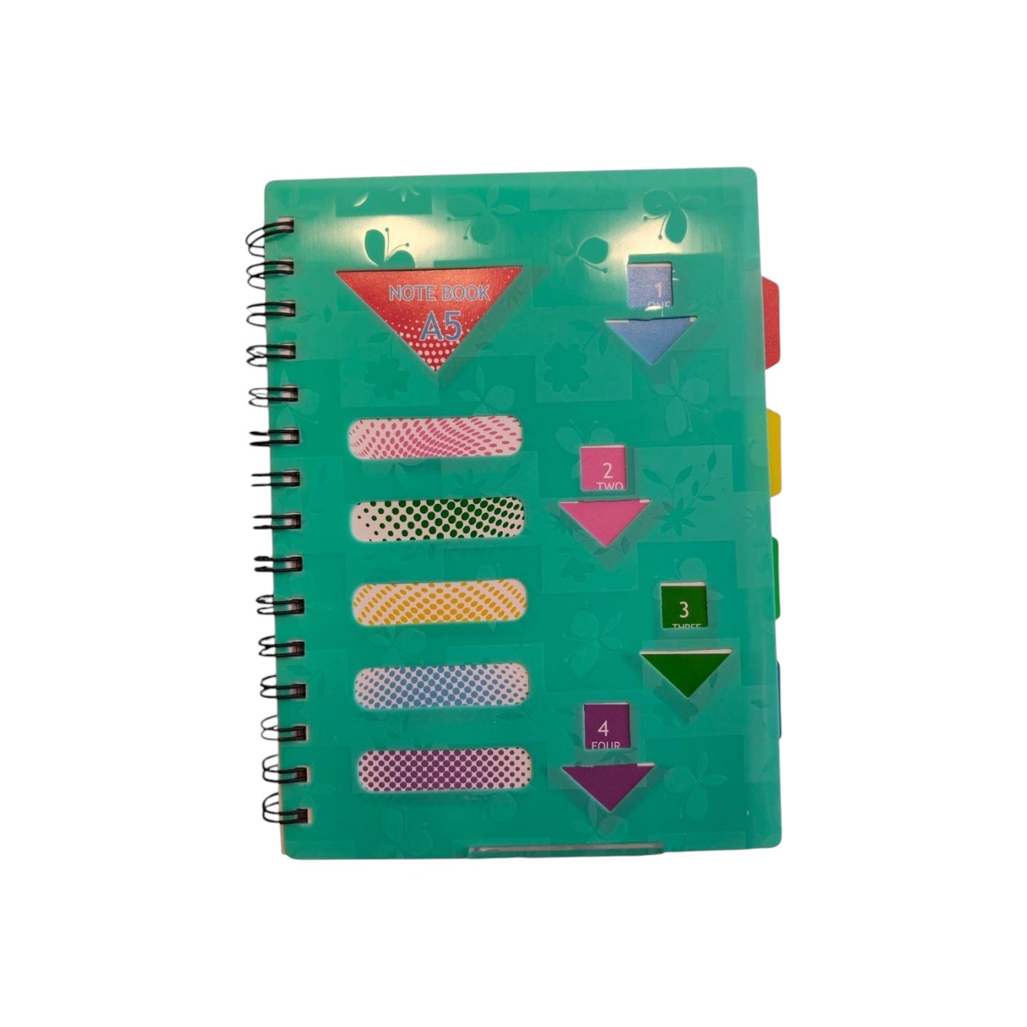 A5 Pastel-Colored Spiral Notebook