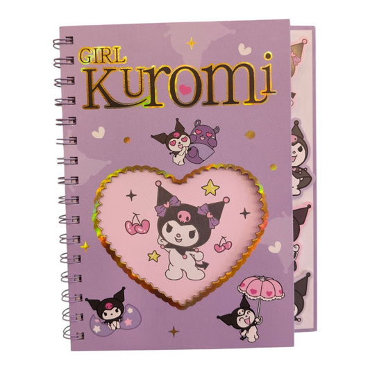 KUROMI Hardcover Spiral Notebook