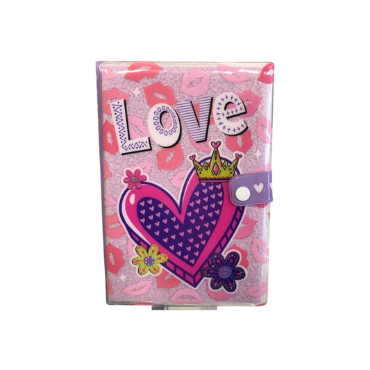 "LOVE" Capsule-Style Furry Notebook