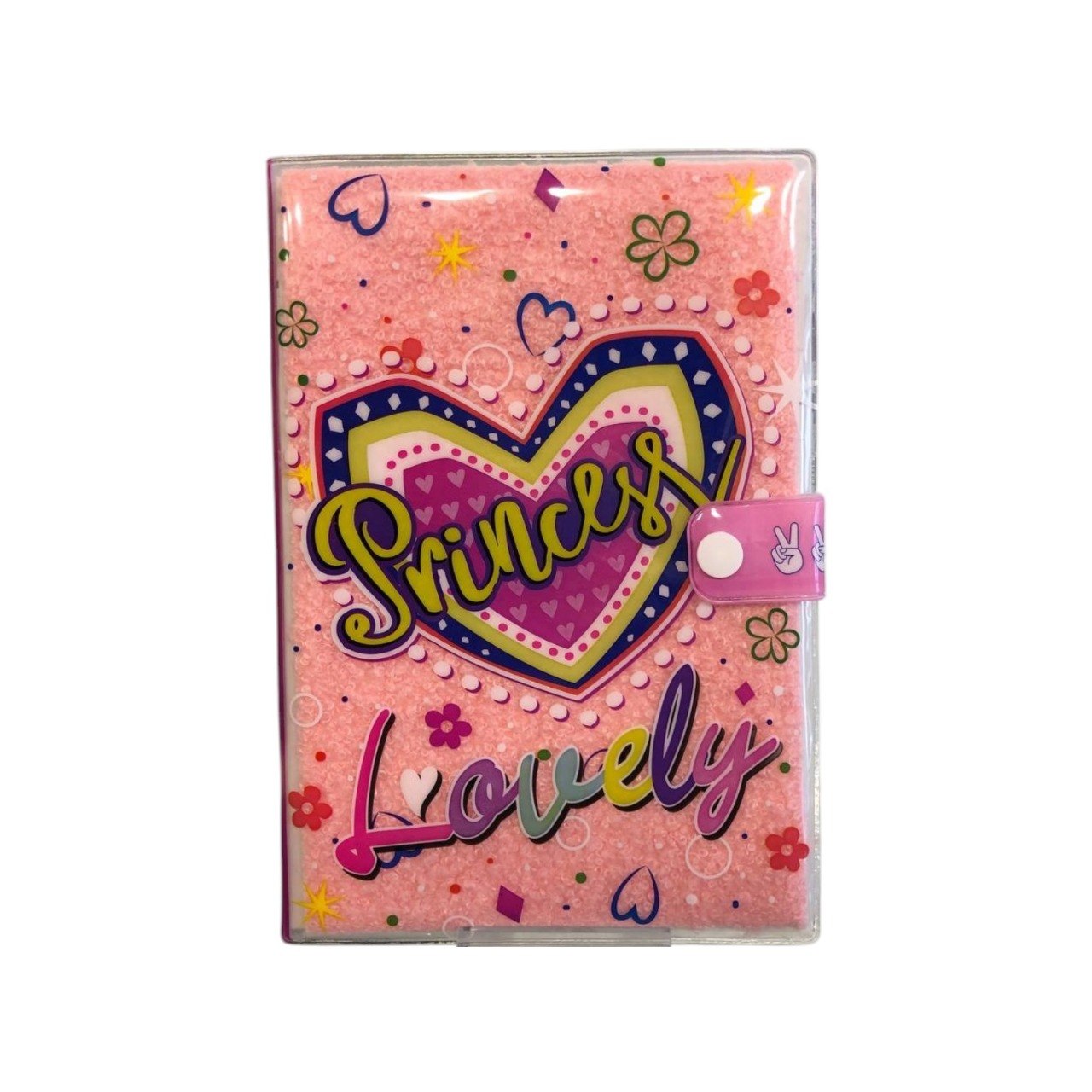 "LOVE" Capsule-Style Furry Notebook