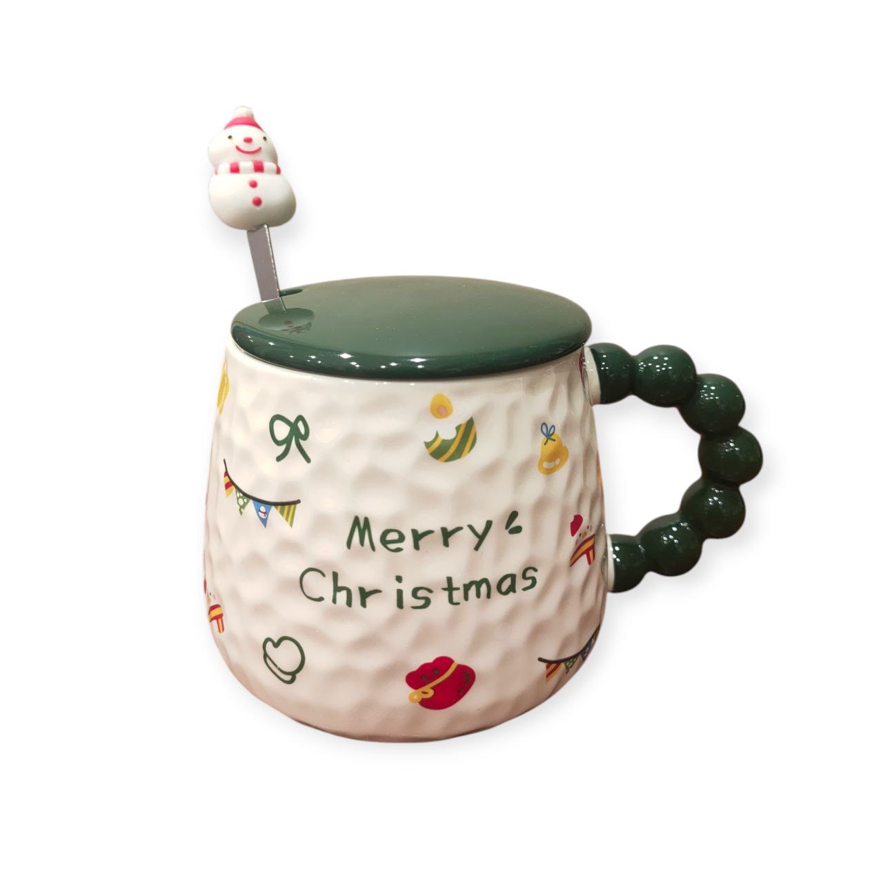 Christmas mug with lid