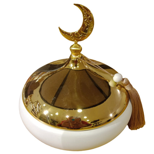 Ramadan gold bonbonniere in large beige