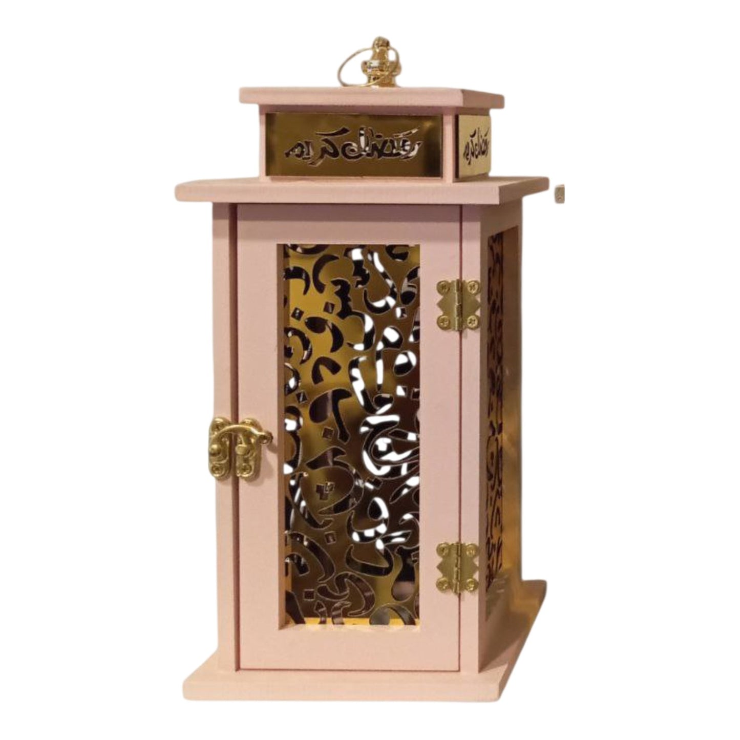 Square wooden Ramadan lantern