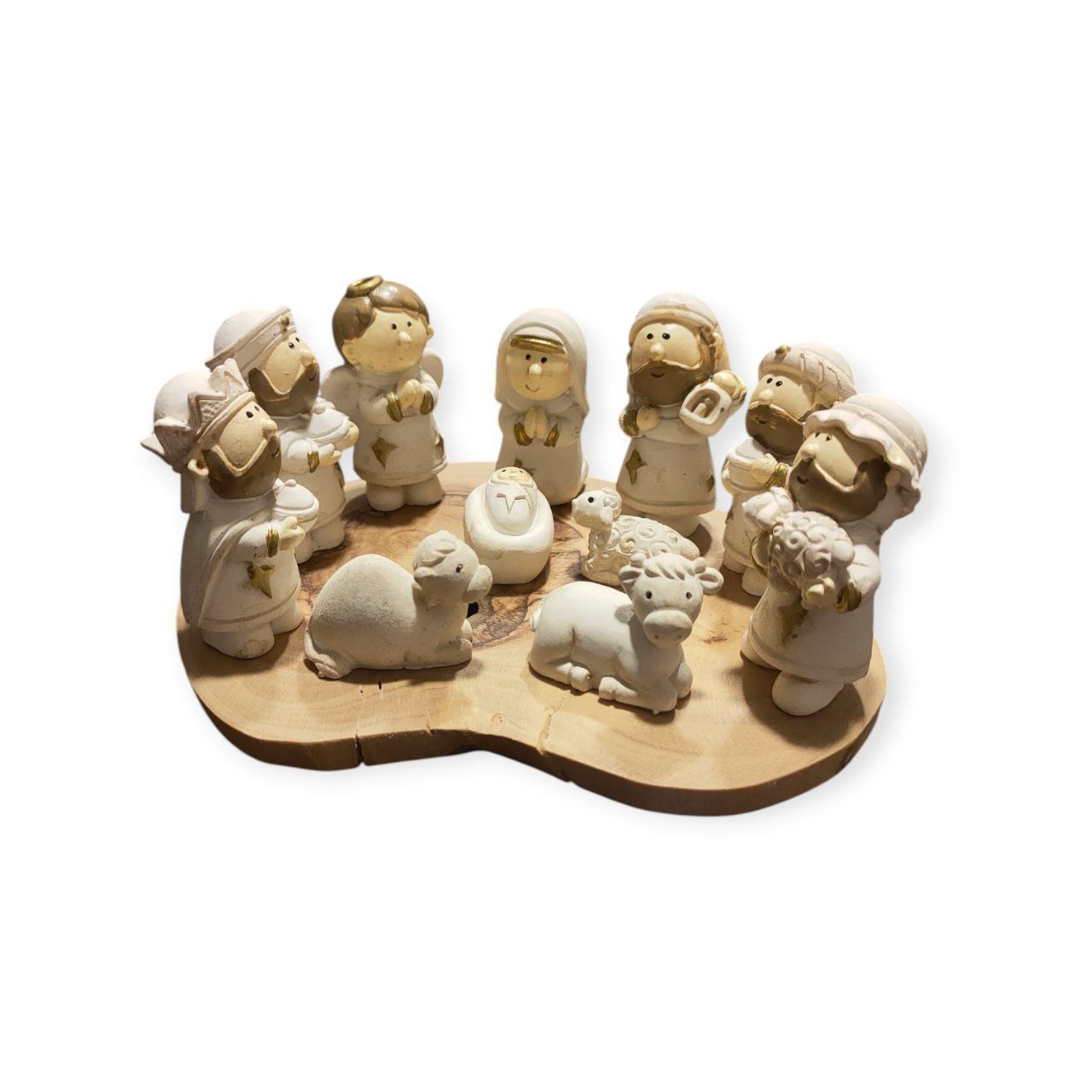Small Nativity On a wooden base