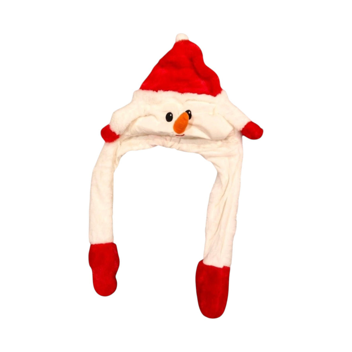 Animated fur Snowman hat